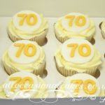 70 th birthday cupcakes